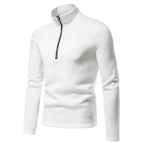 Warme Pullover-Winterjacke mit Reißverschluss