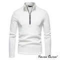 Warm pullover winter jacket with zipper