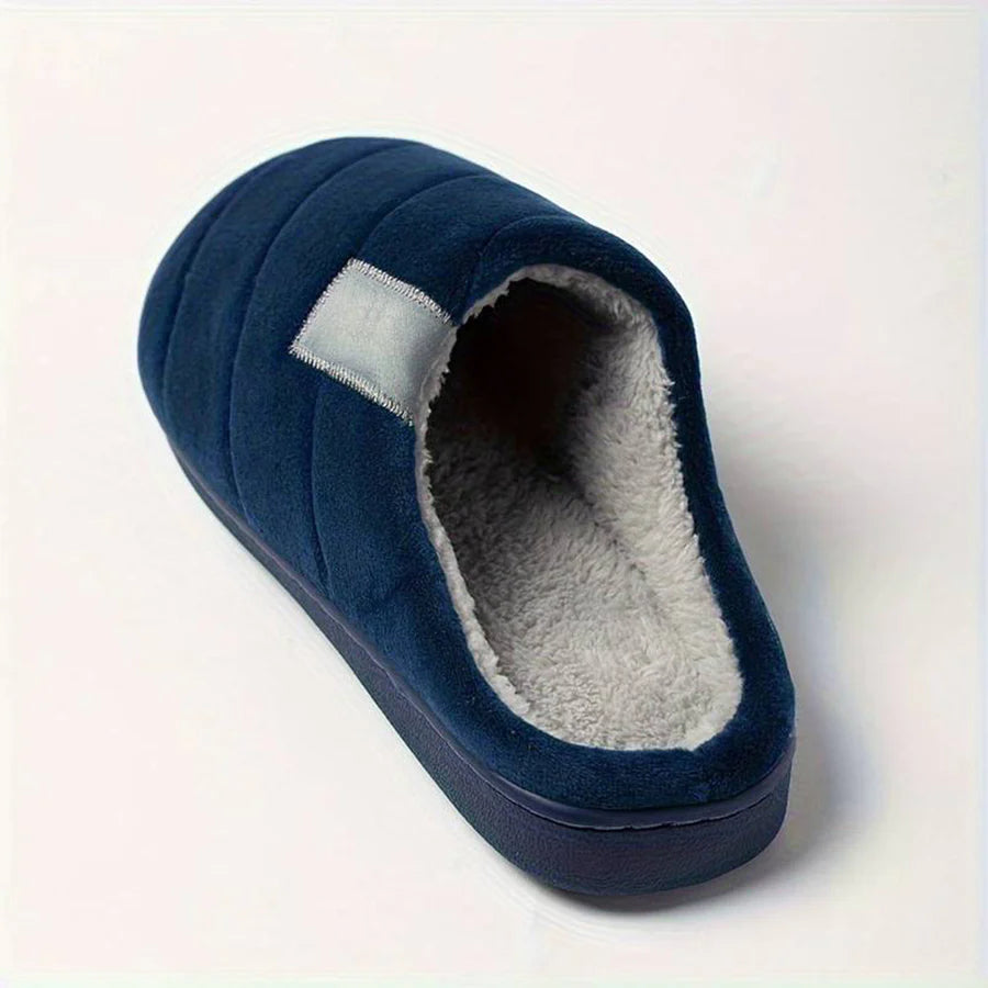 GERALD - Warm men's slippers with a low instep 