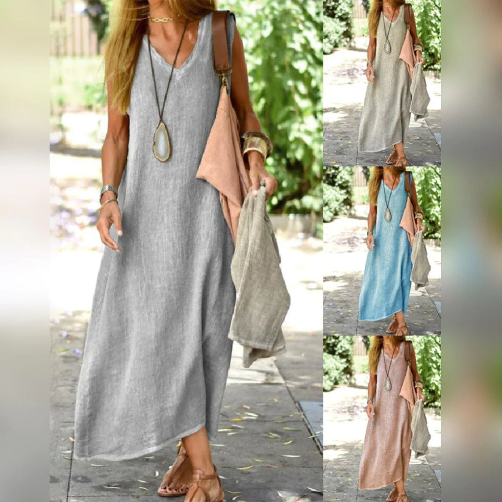 HALLIE - Lässiges maxikleid