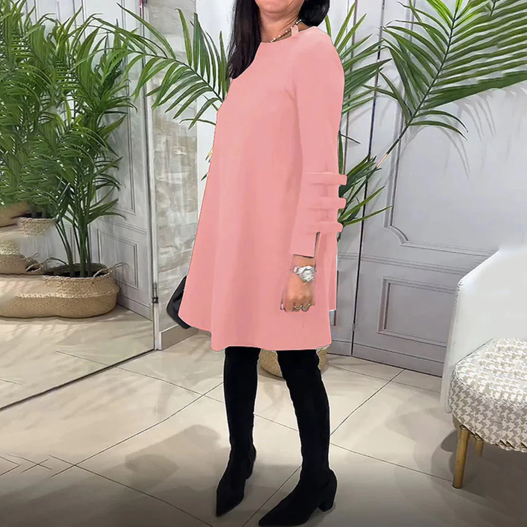 LAURENTIA - Lässiges Kleid mit langen Ärmeln | Inna Mode®️