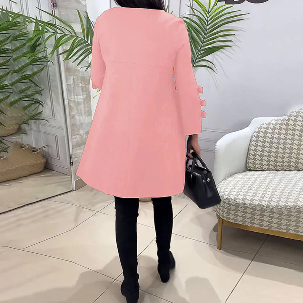 LAURENTIA - Lässiges Kleid mit langen Ärmeln | Inna Mode®️