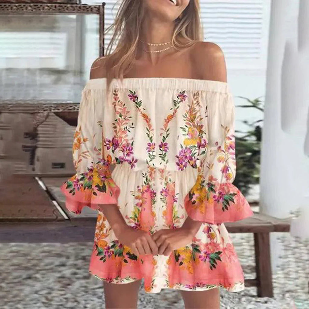 IRCA - Off-the-shoulder summer dress 