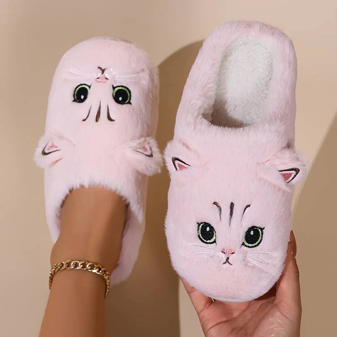 ROMÉE - Warm cat slippers 