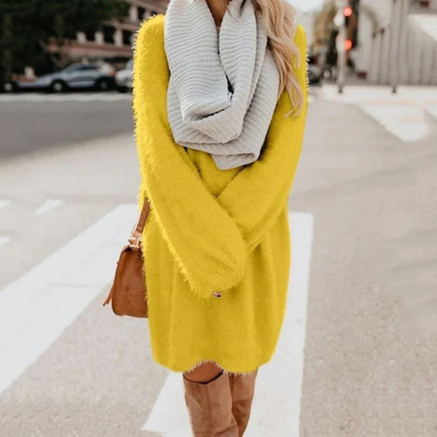 HANNAH - Lässiger flauschiger pullover