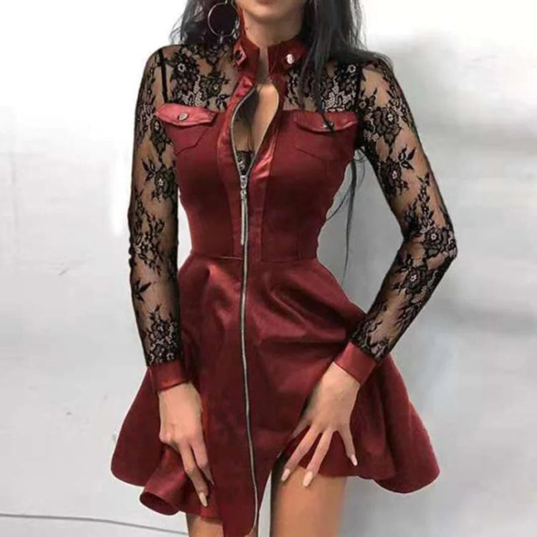 PAM - Stylish dress with zipper 