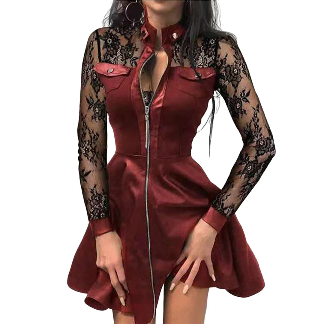 PAM - Stylish dress with zipper 