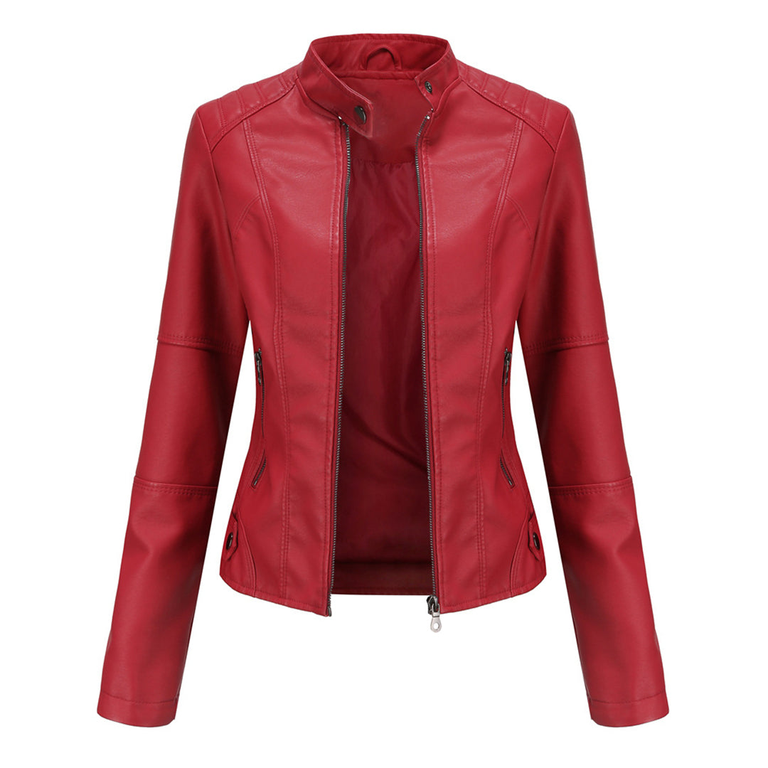 MILENA - Stylish leather jacket 