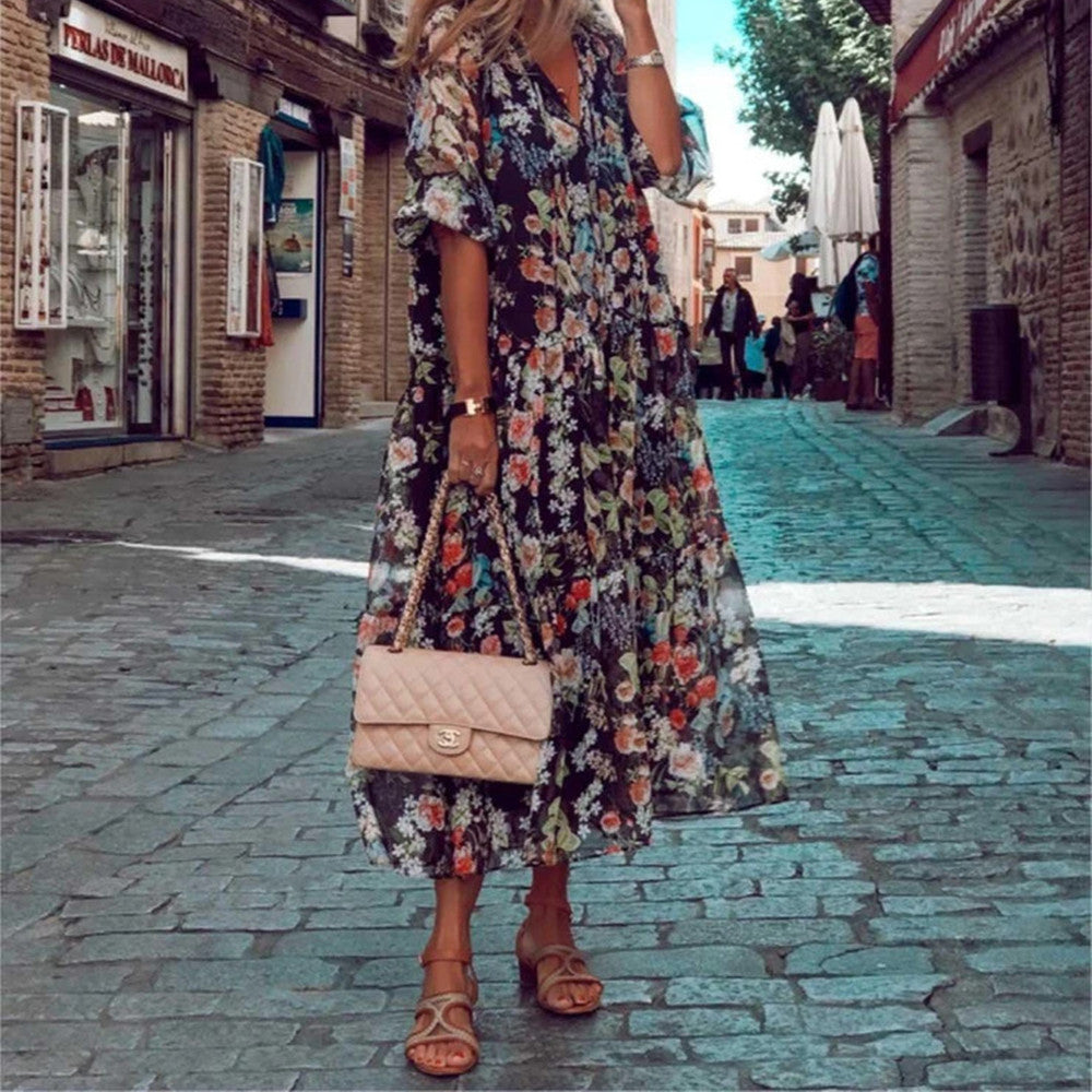 SABIHA - Elegantes langes kleid