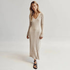 ABIGAIL - Gestricktes Maxikleid