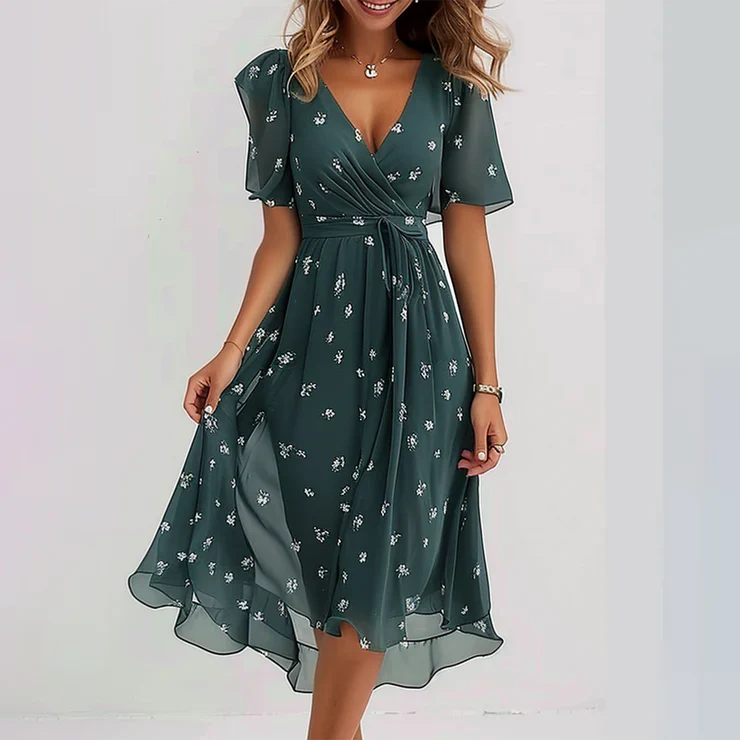 OLIVIA – MIDI SUMMER DRESS FOR WOMEN
