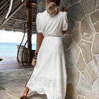 LAGERTHA - Elegantes maxikleid