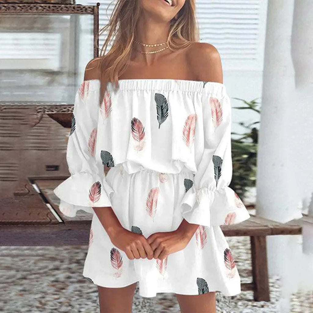 IRCA - Off-the-shoulder summer dress 