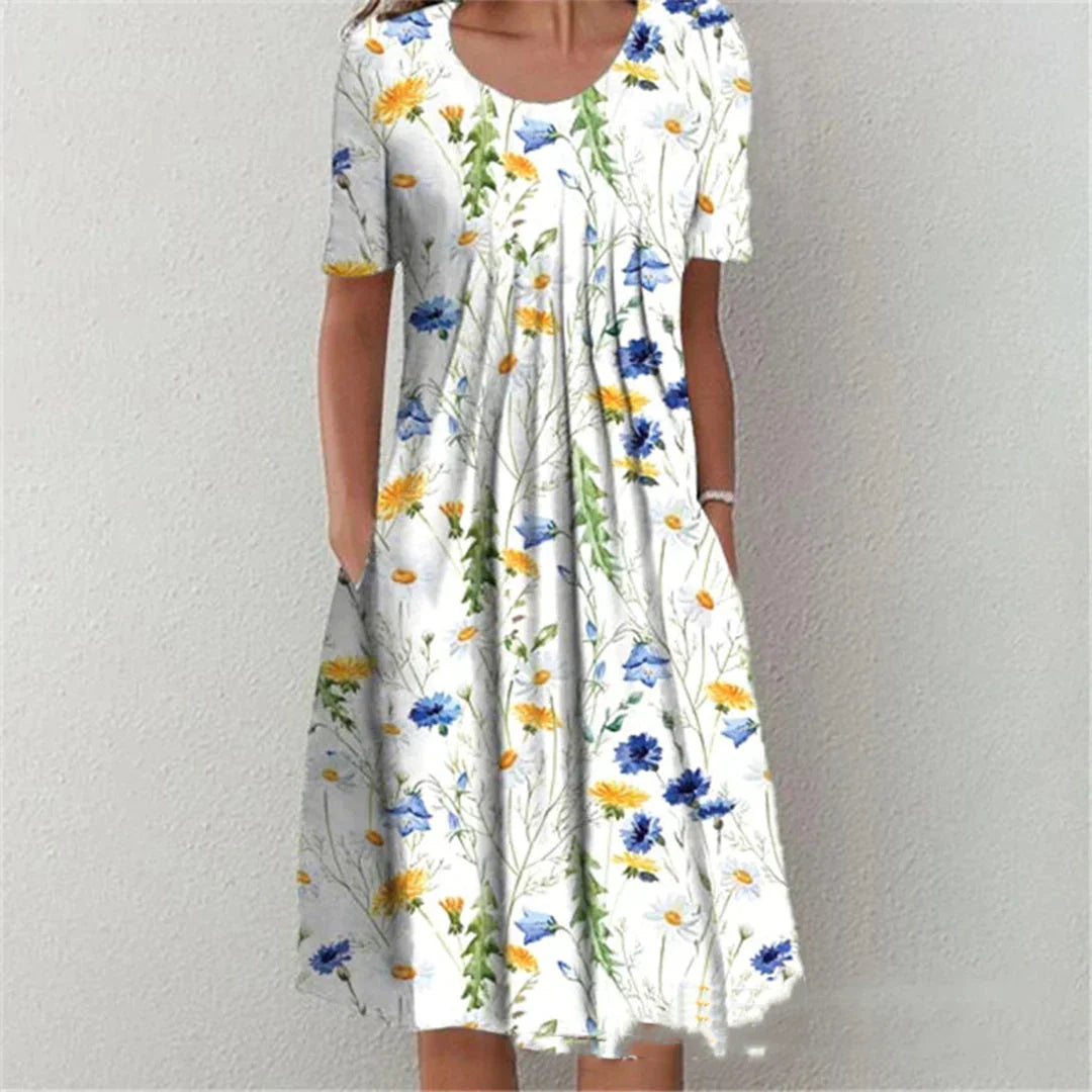 EBERTA - Casual floral dress 