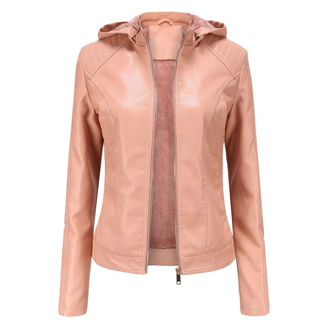 MIRJETE - Stylish leather jacket 