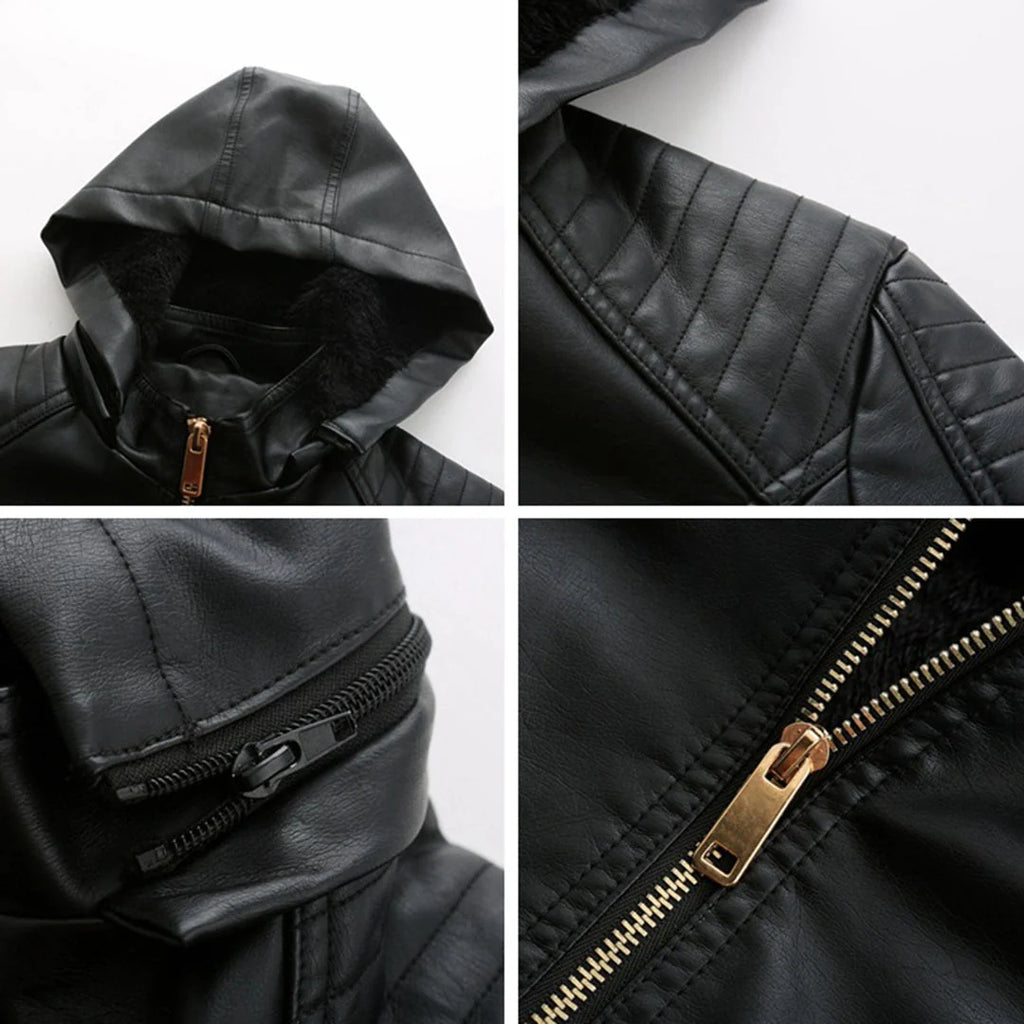 MIRJETE - Stylish leather jacket 