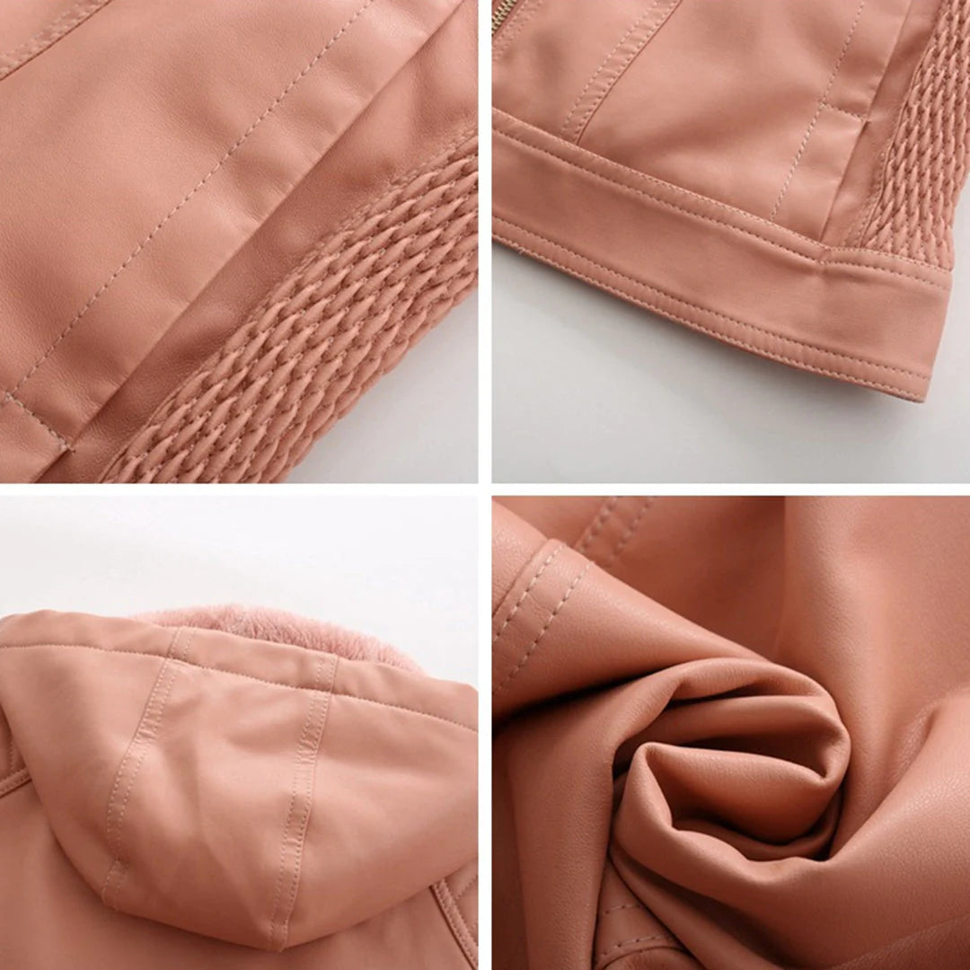 MIRJETE - Stylish leather jacket 