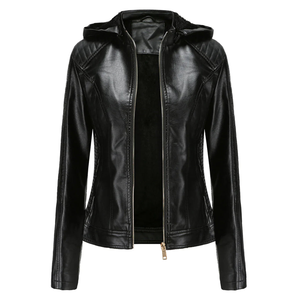MIRJETE - Stylish leather jacket 