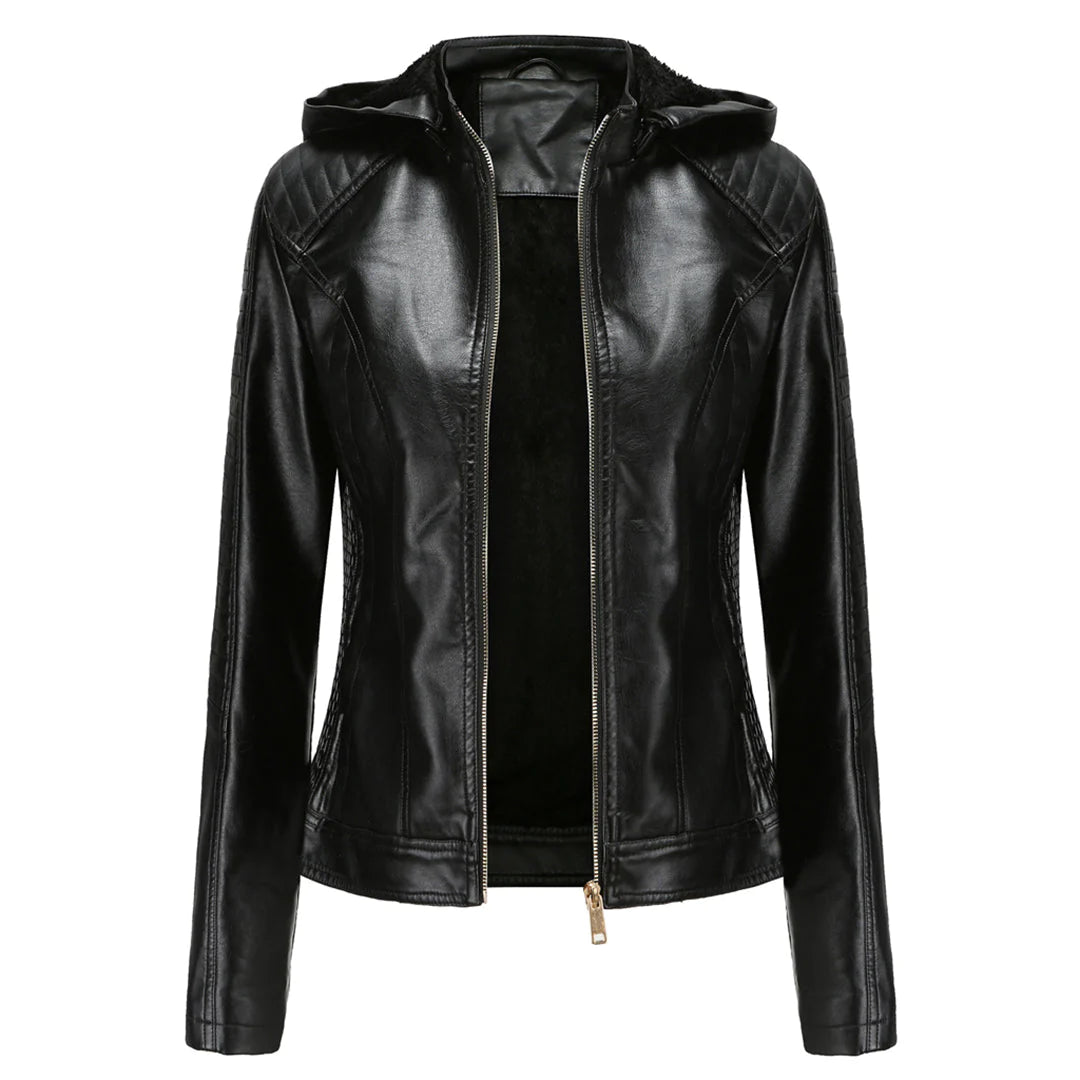 MIRJETE - Stylish leather jacket 