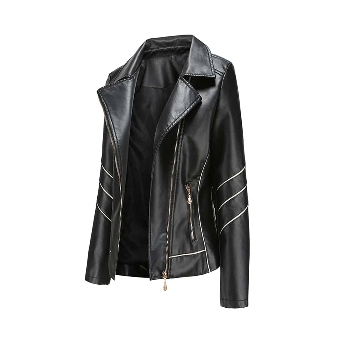 HANNIE - Stylish leather jacket 