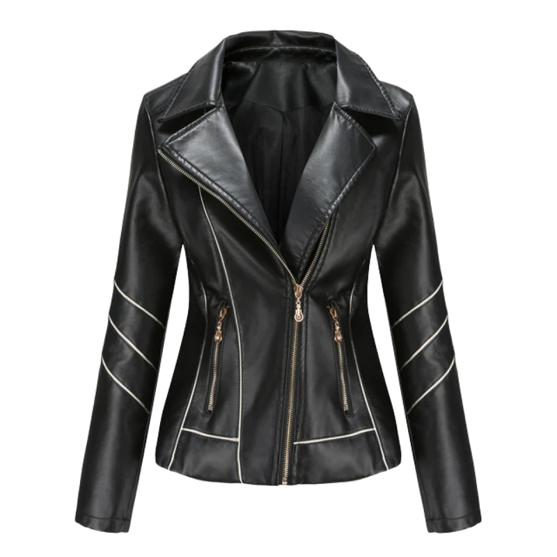 HANNIE - Stylish leather jacket 