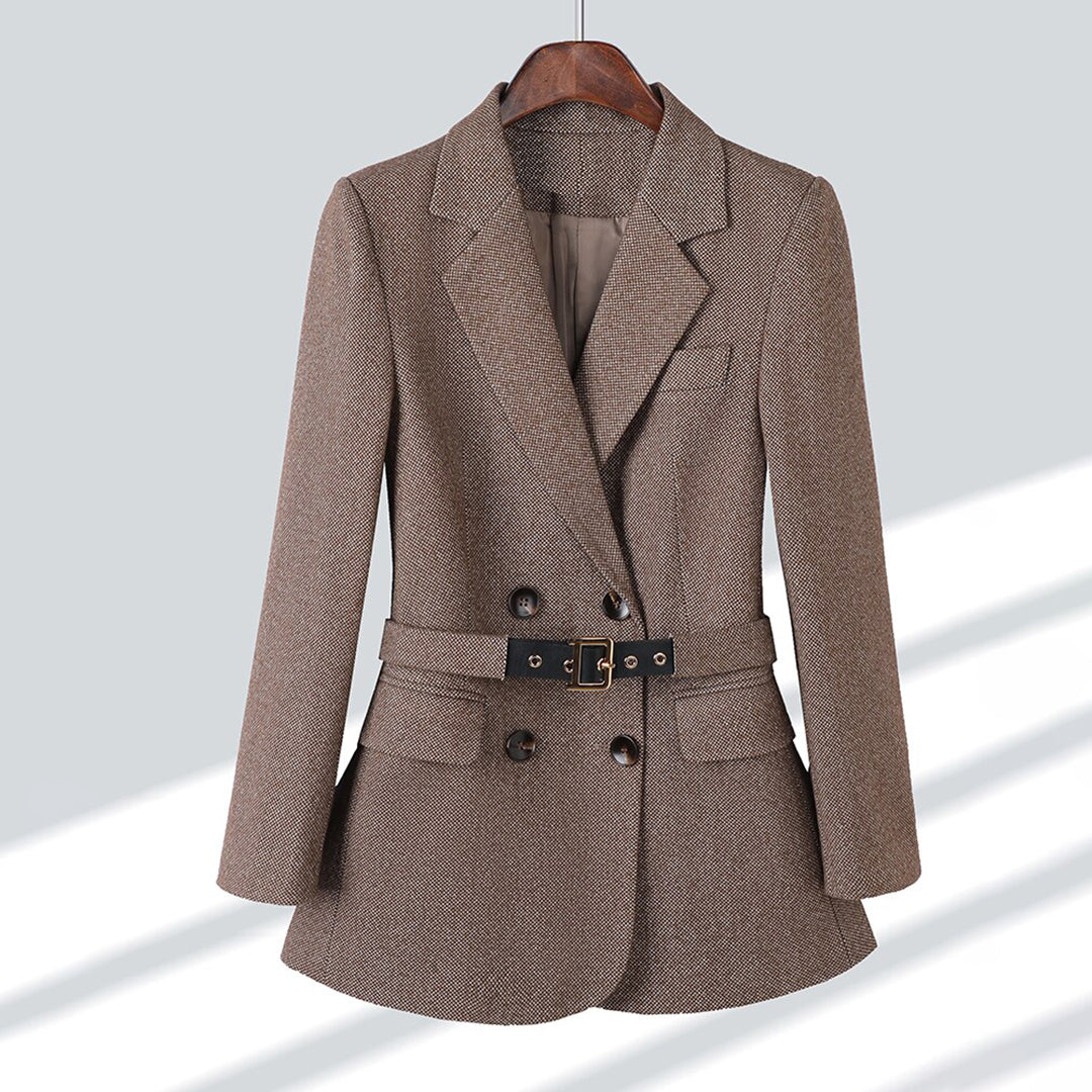 LILIAN - Elegant blazer with belt 