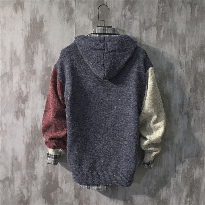 JOAQUIN - Casual knitted hoodie 