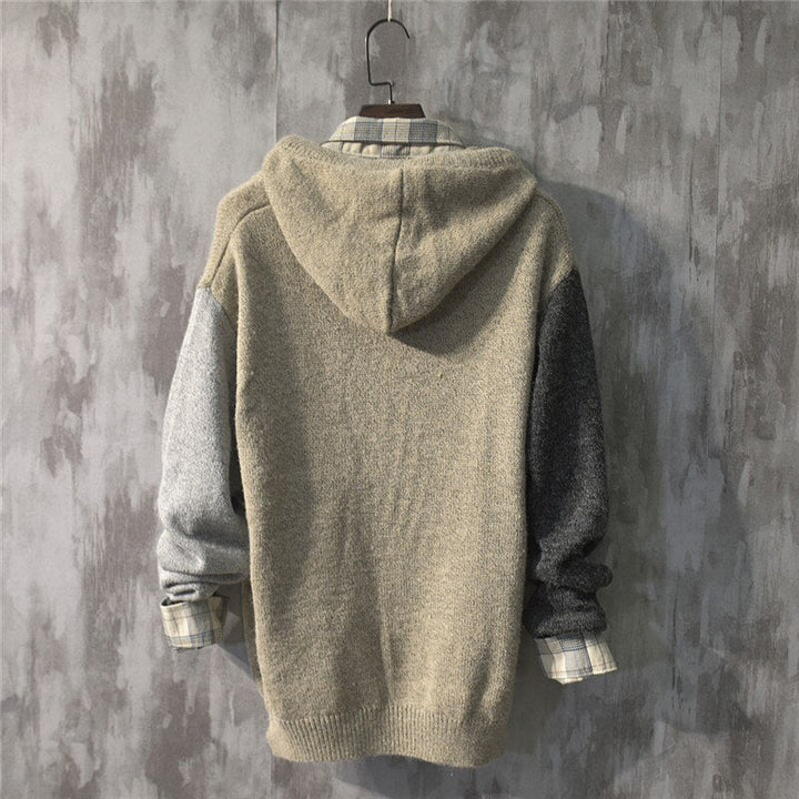 JOAQUIN - Casual knitted hoodie 