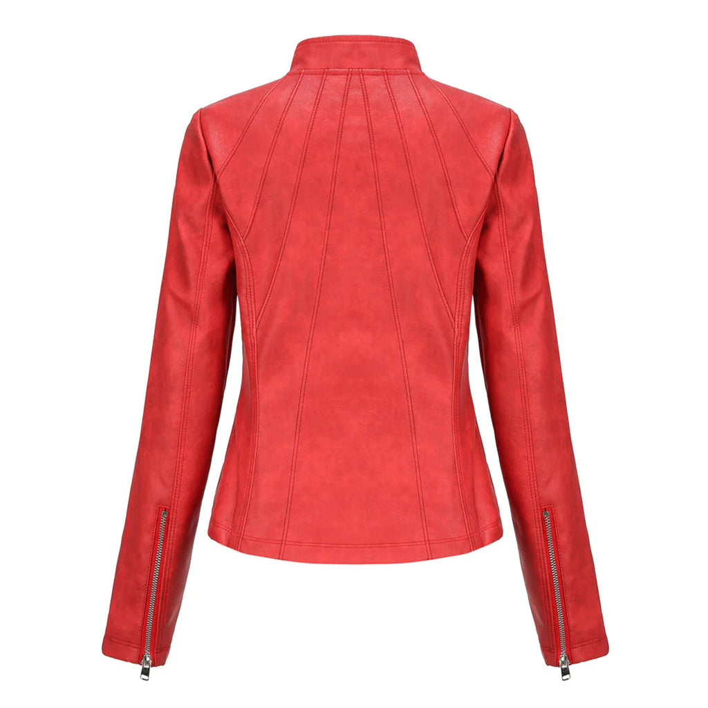 ADELIJA - Stylische lederjacke