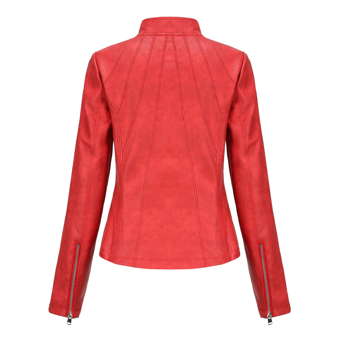 ADELIJA - Stylische lederjacke