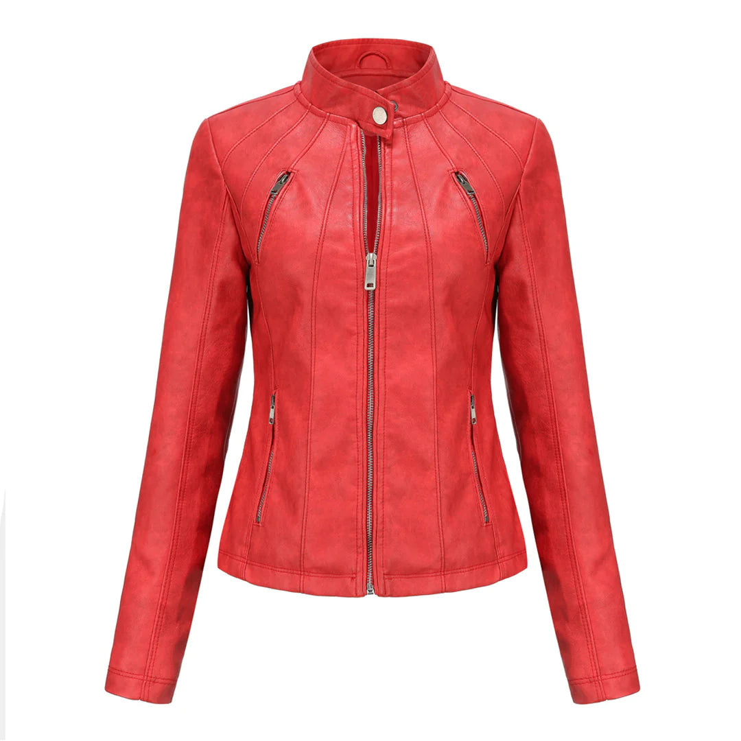 ADELIJA - Stylish leather jacket 