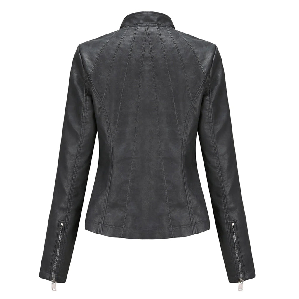ADELIJA - Stylische lederjacke