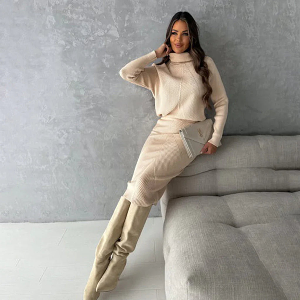 ANGELA - Elegantes Set aus Pullover und Rock | Inna Mode®️