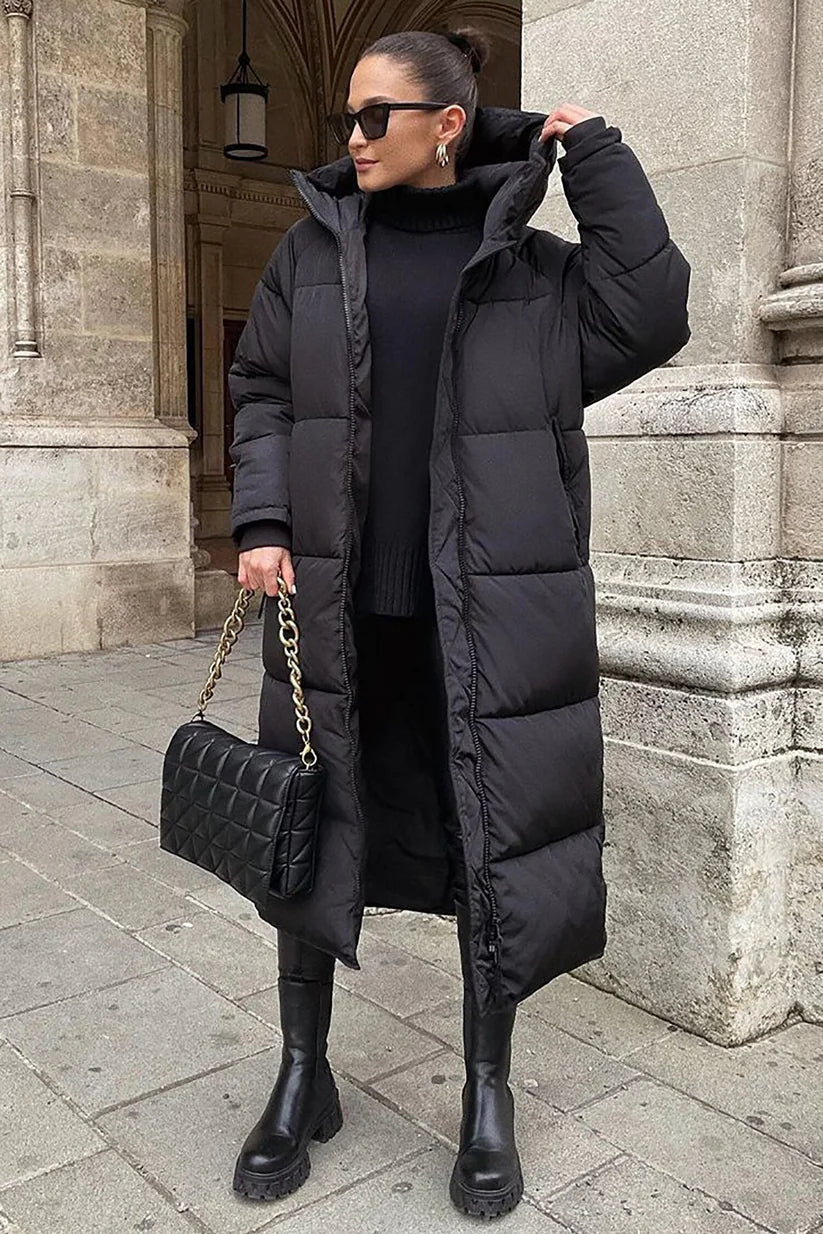 Sophie - langer puffer-wintermantel | Inna Mode®️