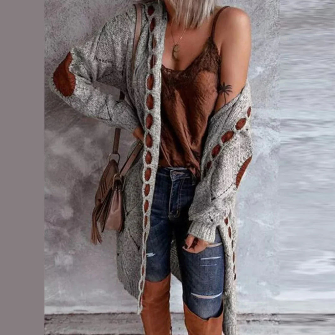 SOPHIA - Fashionable cardigan with hood 