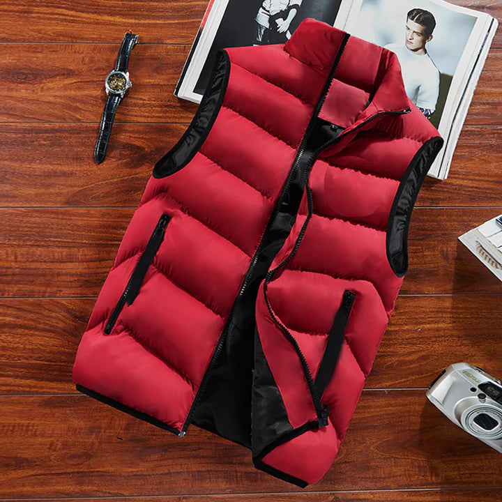 HUGOS - Stylish quilted vest for men 