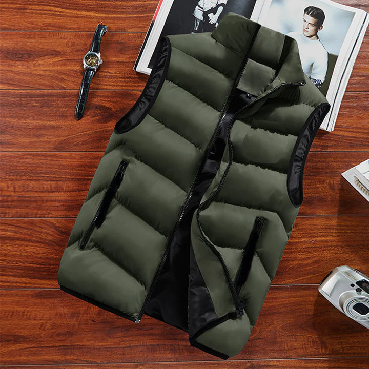 HUGOS - Stylish quilted vest for men 