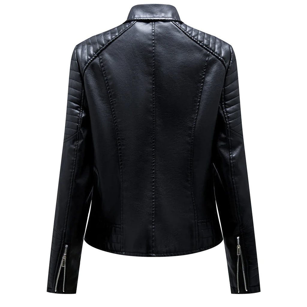BOZENA - Stylish leather jacket 