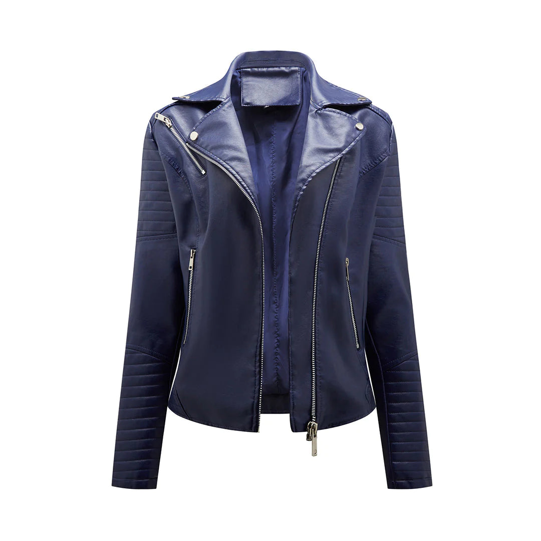 BOZENA - Stylish leather jacket 