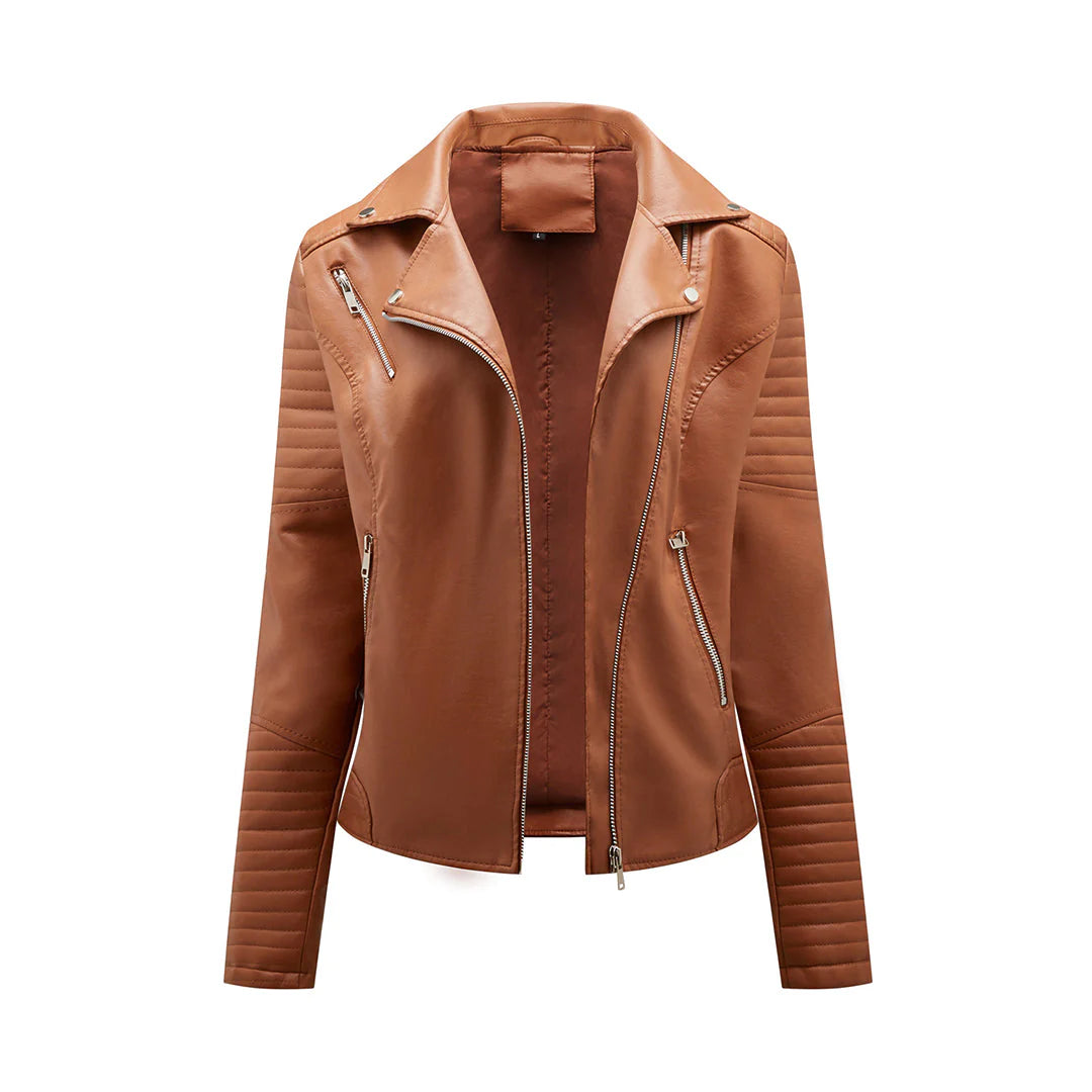 BOZENA - Stylish leather jacket 