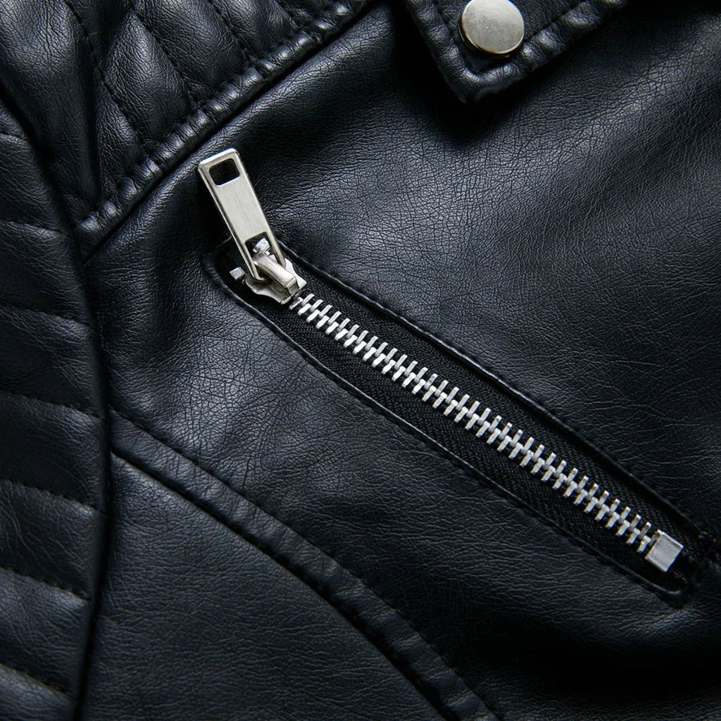 BOZENA - Stylish leather jacket 