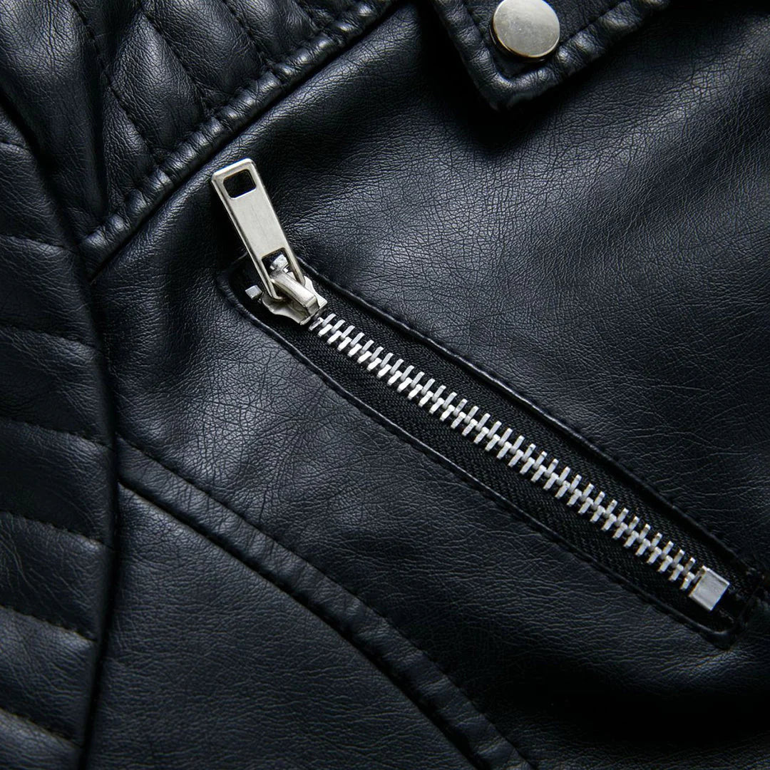 BOZENA - Stylish leather jacket 