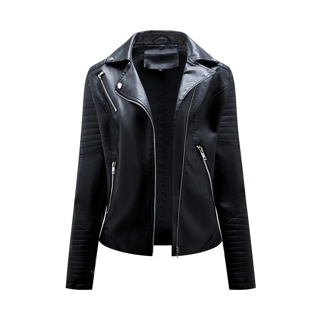 BOZENA - Stylish leather jacket 