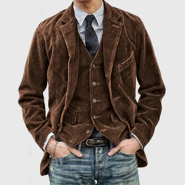 VESTE - Classic corduroy jacket for men 