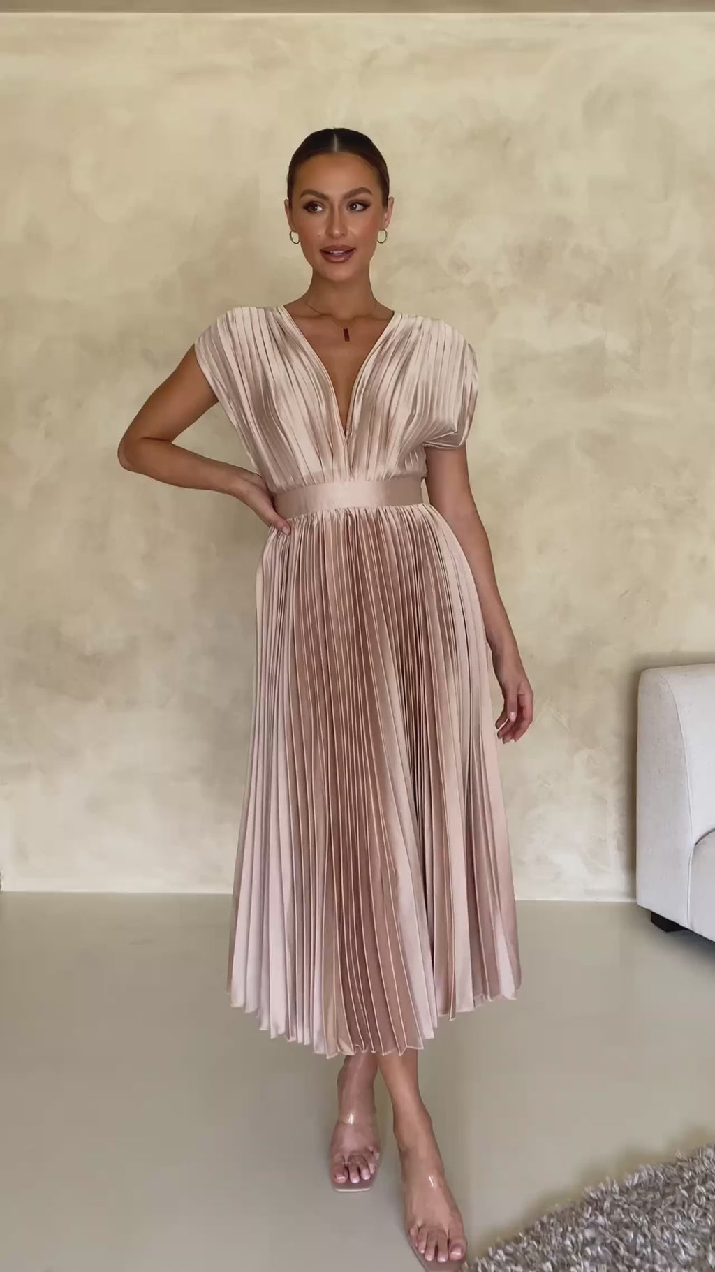 VILHELMINA - Elegantes maxikleid