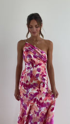 ROSWITHA - Stilvolles geblümtes Kleid