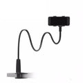 SmartAssistant™ phone holder stand, black flexible cord with bottom clamp base