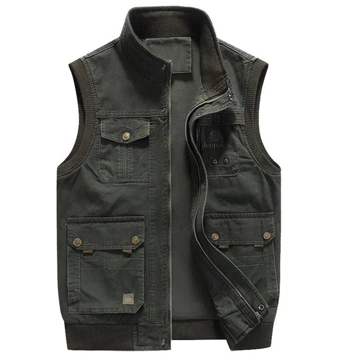 CLIFFORD - Men's multi-pocket vest 