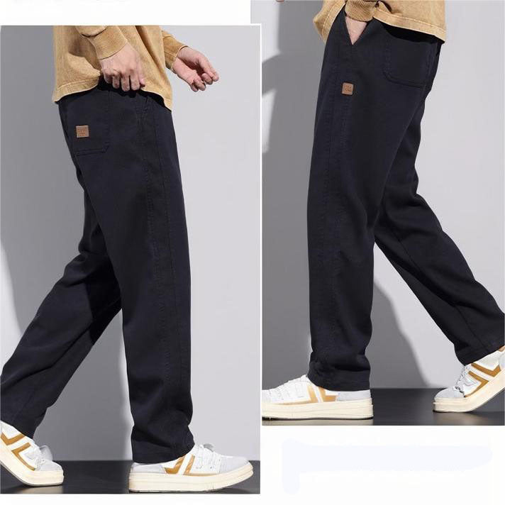 Gerard™ men's loose pants in black, relaxed fit with front pockets and drawstring