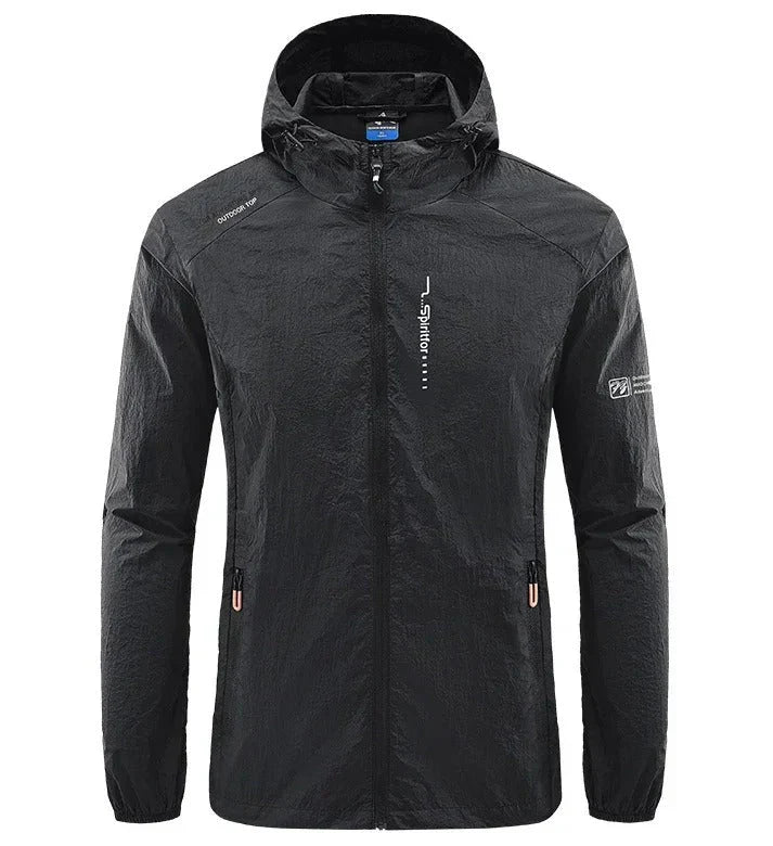 Eugenio - ultra-lightweight, windproof and sunproof hooded summer jacket for men